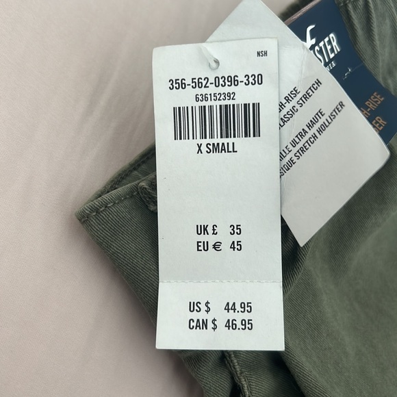 Hollister Olive Green Cargo Pants - Picture 2 of 7
